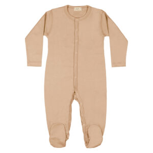 Baby basic footie in pima cotton - Rosado - Lima Collection | UAUA Collections