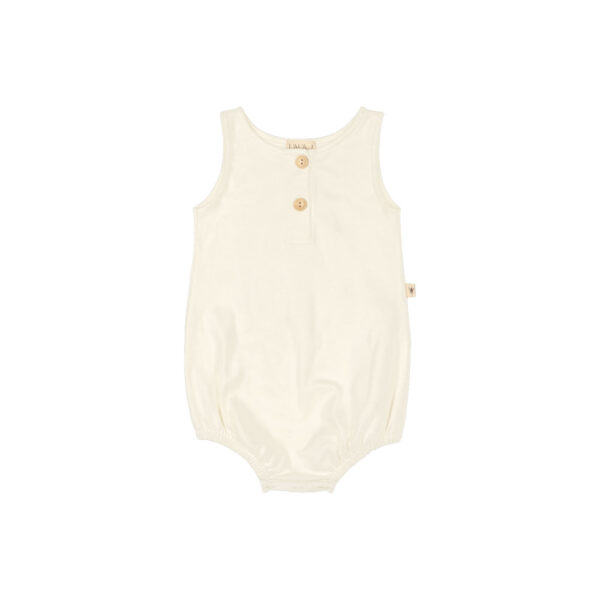 Baby bubble in pima cotton - Crema - Lima Collection | UAUA Collections