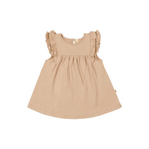 Baby dress in pima cotton - Rosado - Lima Collection | UAUA Collections