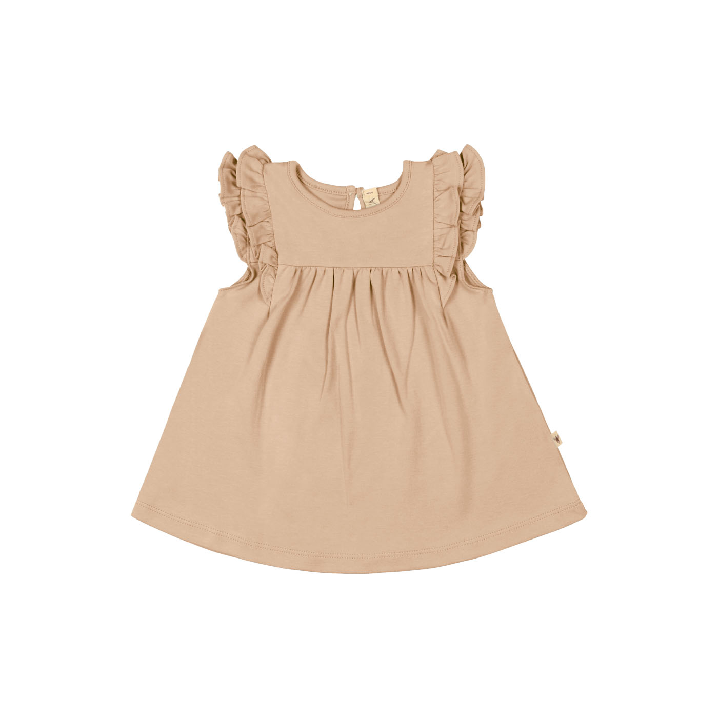 Baby dress in pima cotton - Rosado - Lima Collection | UAUA Collections