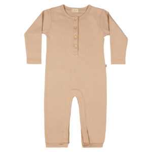Baby jumpsuit in pima cotton - Rosado - Lima Collection | UAUA Collections