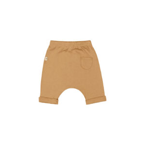 Baby jogger short in pima cotton - Mostaza - Lima Collection | UAUA Collections