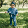 Toddler wearing outfit in pima cotton | UAUA Collections
