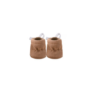Baby boots in pima cotton - chocolate - cuzco collection | UAUA Collections