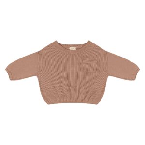 Sweater in pima cotton - biscotti - Puno Collection | UAUA Collections