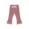 Baby & toddler flared pants in pima cotton - hibisco - Puno Collection | UAUA Collections