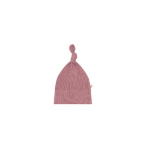 Baby knotted hat in pima cotton - hibisco - Puno Collection | UAUA Collections
